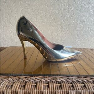 💛 gold vizzano women, gold pumps, shoes, wedding, disco bridal💛